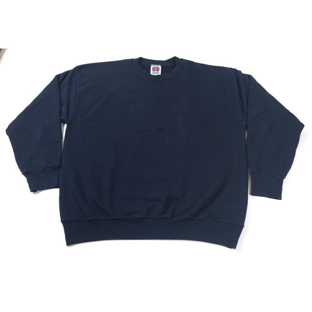 Rugged Sweats Sweatshirt Mens XL Navy Blue Crewneck Vintage 90s USA Made